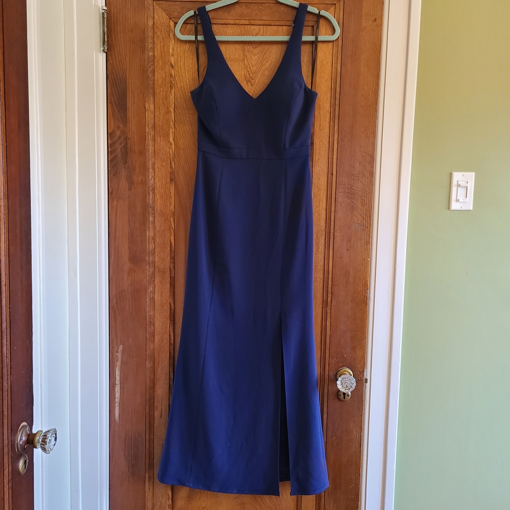 Laundry By Shelli Segal Navy Formal Dress
